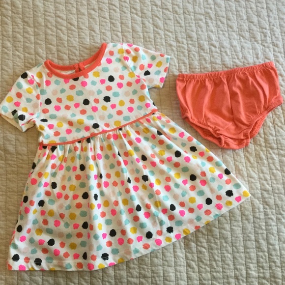 Cat & Jack Other - Polka Dress & Bloomer Set